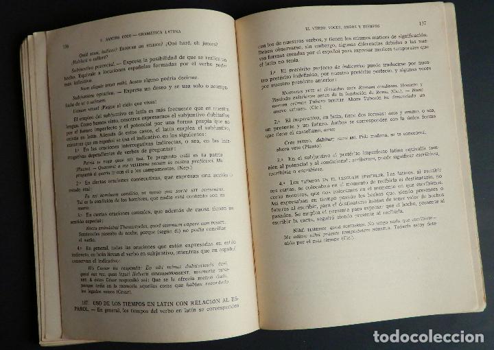 Libros de segunda mano: GRAM&Aacute;TICA LATINA - FRANCISCO SANTOS COCO 1959 - Foto 7