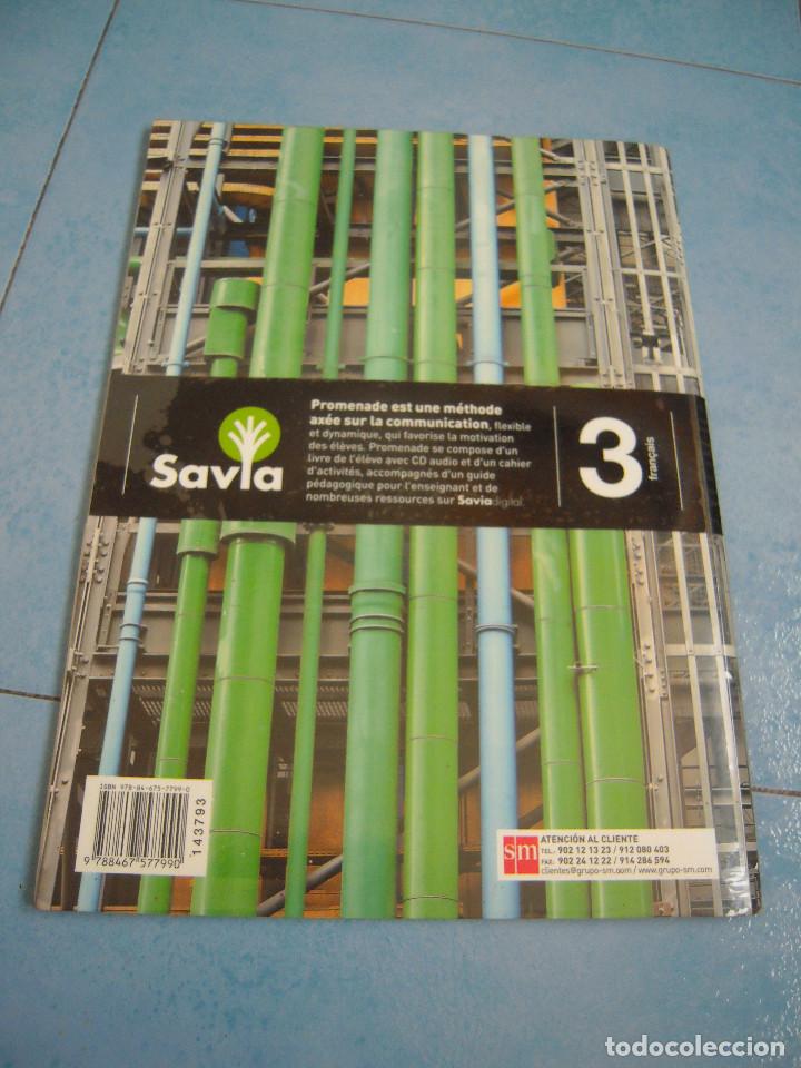 Libros de segunda mano: Promenade Libro Franc&eacute;s 3&ordm; ESO Savia SM - Foto 2