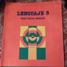 Libros de segunda mano: LIBRO DE TEXTO DE LENGUA 5° EGB SANTILLANA 1989