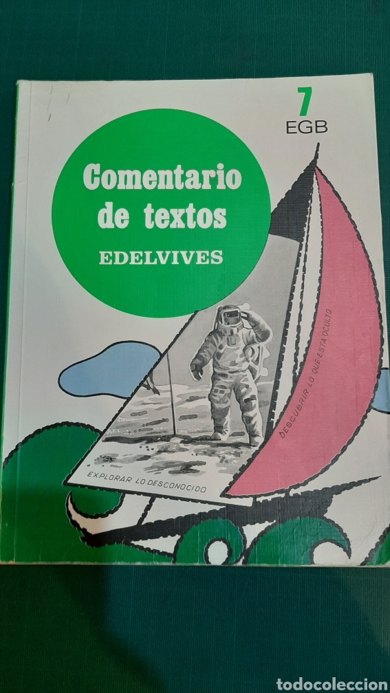 Libros de segunda mano: EDELVIVES COMENTARIOS TEXTO 7 EXB - Foto 1