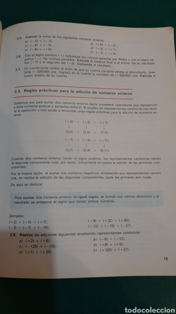 Libros de segunda mano: EDELVIVES 7 EGB MATEM&Aacute;TICAS - Foto 3
