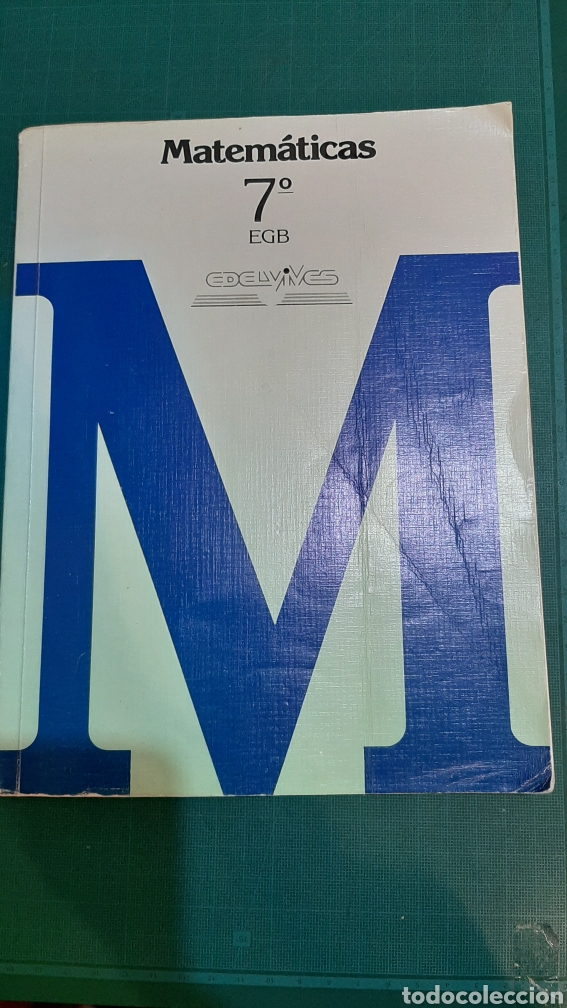 Libros de segunda mano: EDELVIVES 7 EGB MATEM&Aacute;TICAS - Foto 1