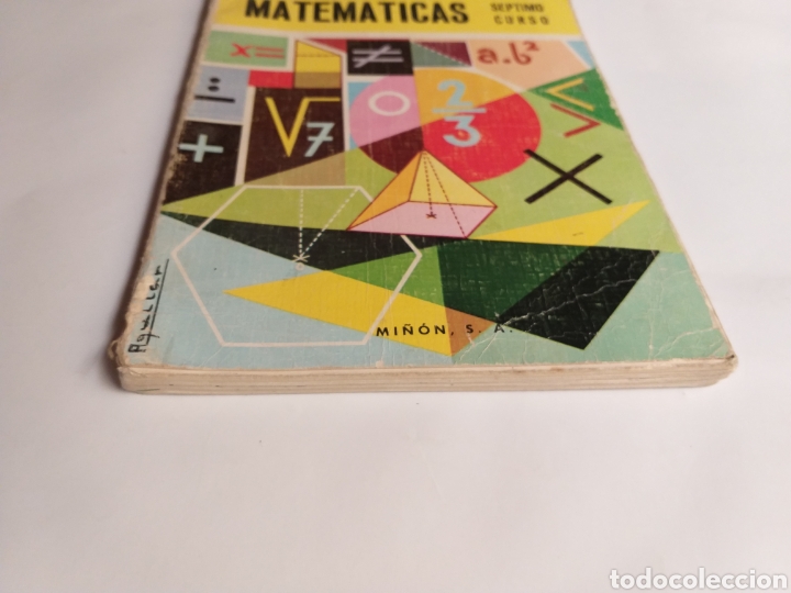Libros de segunda mano: Matem&aacute;ticas s&eacute;ptimo curso &Aacute;lvarez 1968 . . Escuela ense&ntilde;anza - Foto 2