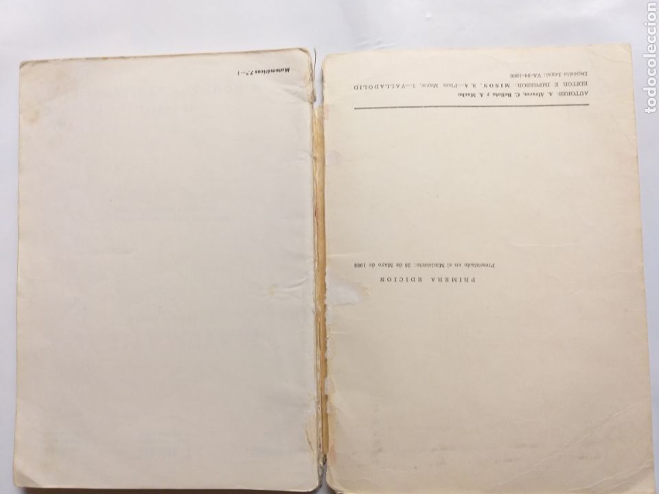 Libros de segunda mano: Matem&aacute;ticas s&eacute;ptimo curso &Aacute;lvarez 1968 . . Escuela ense&ntilde;anza - Foto 6