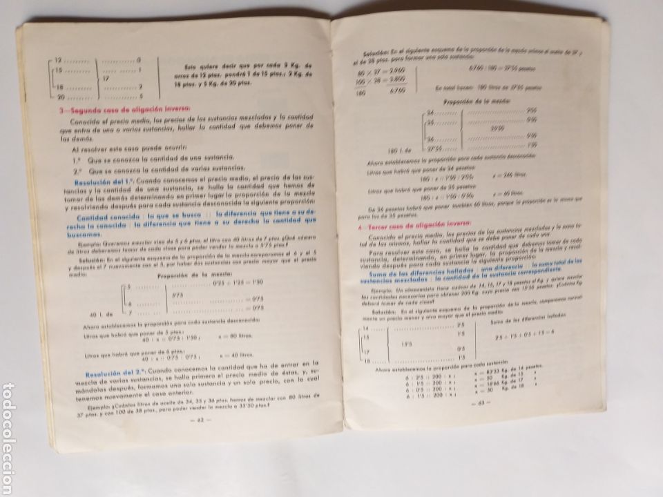 Libros de segunda mano: Matem&aacute;ticas s&eacute;ptimo curso &Aacute;lvarez 1968 . . Escuela ense&ntilde;anza - Foto 10