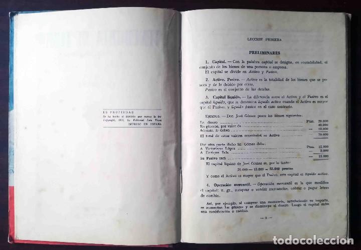 Libros de segunda mano: Teneduria Primer Grado - Luis vives 1953 - Foto 3