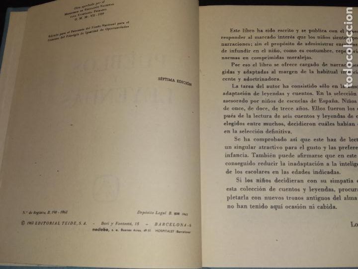 Libros de segunda mano: PUEBLOS Y LEYENDAS DE EDITORIAL TEIDE DE 1963 7&ordf; EDICION - Foto 5