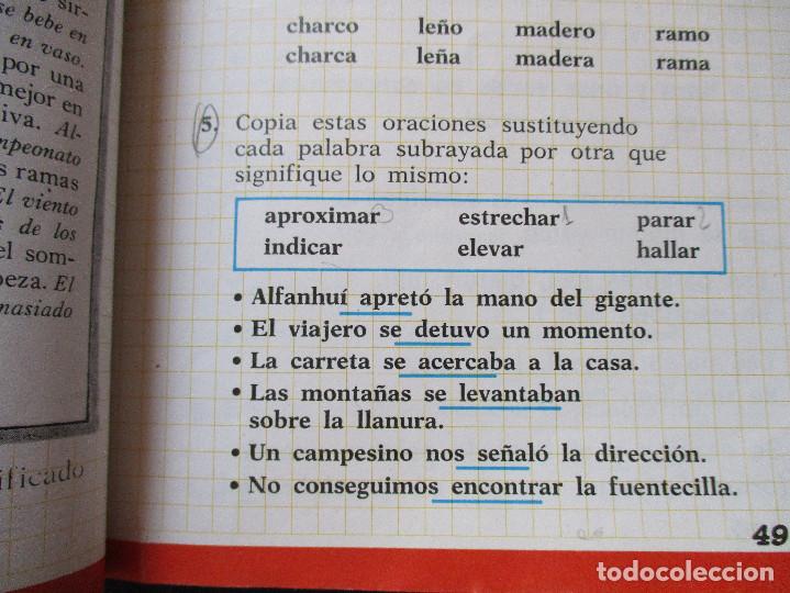 Libros de segunda mano: LENGUAJE 4 / E G B CICLO MEDIO / SANTILLANA - Foto 7