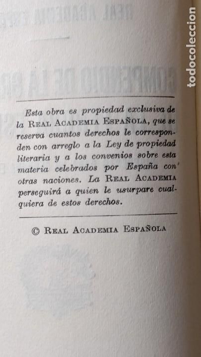 Libros de segunda mano: LIBRO. COMPENDIO DE LA GRAM&Aacute;TICA DE LA LENGUA ESPA&Ntilde;OLA. ESPASA CALPE. 1949 - Foto 4