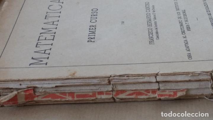 Libros de segunda mano: francisco bernardo cancho, MATEMATICAS PRIMER CURSO 1952 - Foto 2