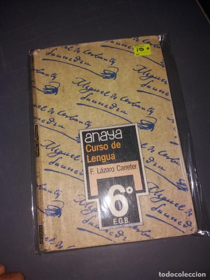 Libros de segunda mano: CURSO DE LENGUA 6 EGB ANAYA - Foto 1