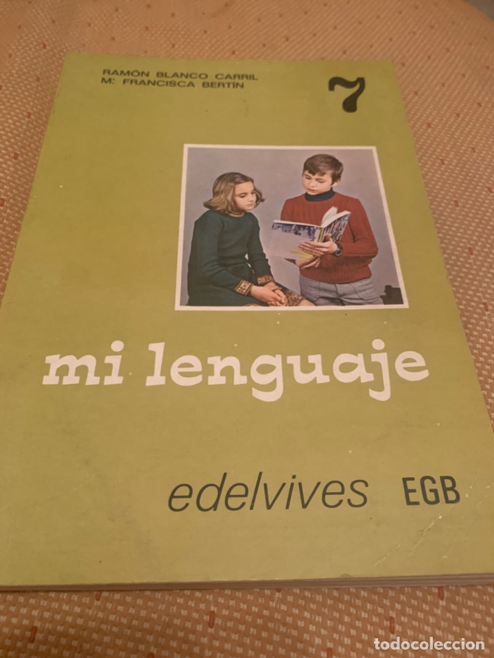 Libros de segunda mano: Mi lenguaje Edelvives EGB 7 - Foto 1
