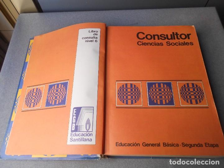 Libros de segunda mano: CONSULTOR. 6&ordm;. E.G.B. SANTILLANA - Foto 2