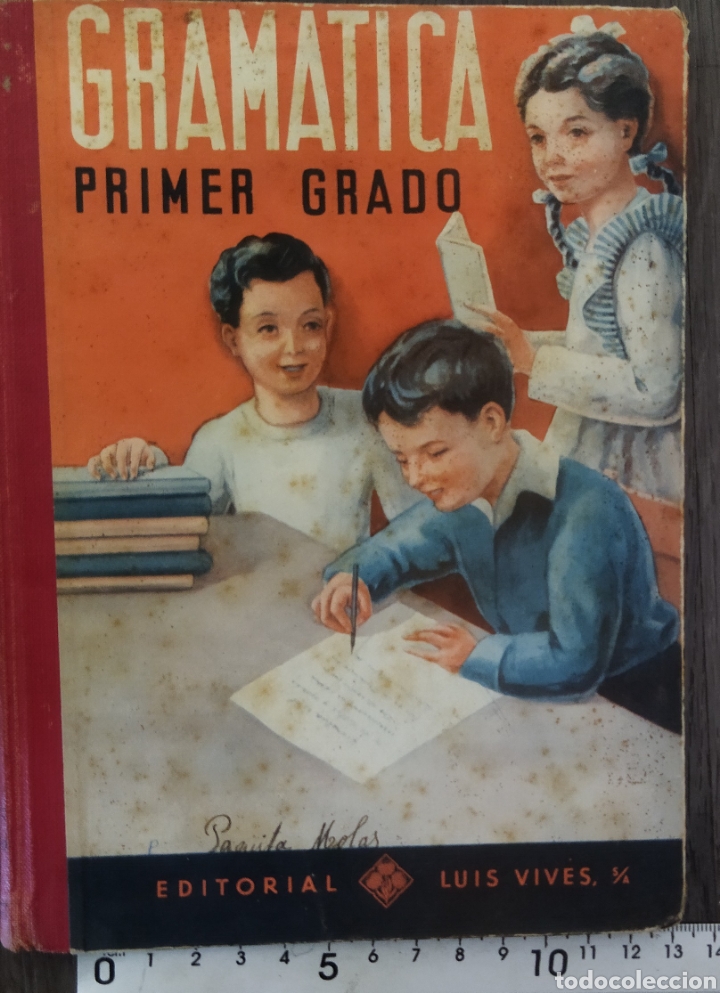 Libros de segunda mano: Gram&aacute;tica Primer grado .Edelvives .1950 - Foto 3