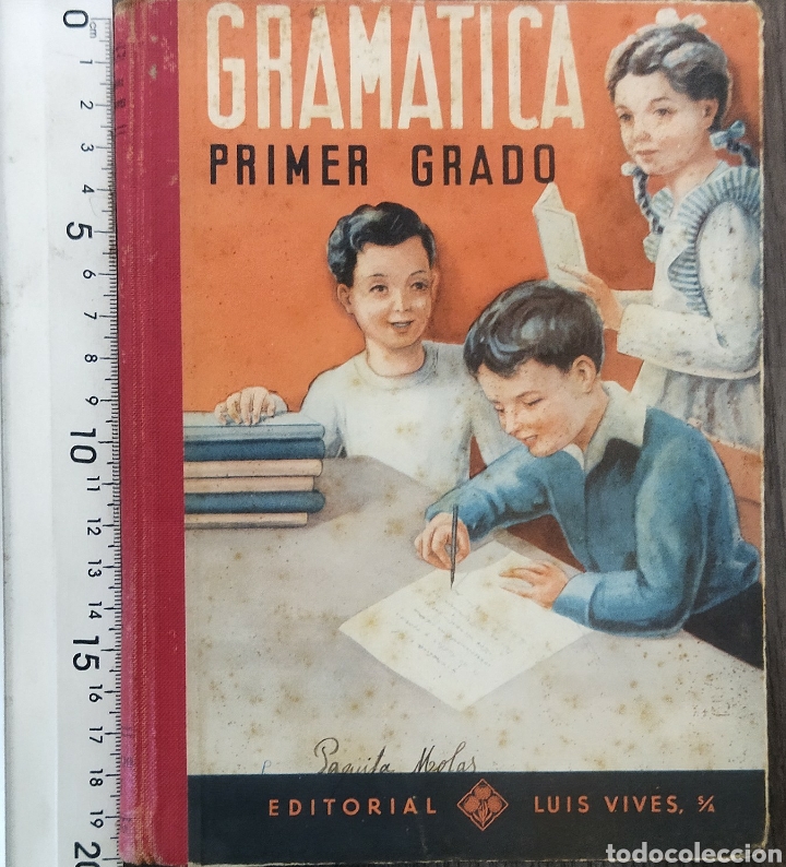 Libros de segunda mano: Gram&aacute;tica Primer grado .Edelvives .1950 - Foto 4