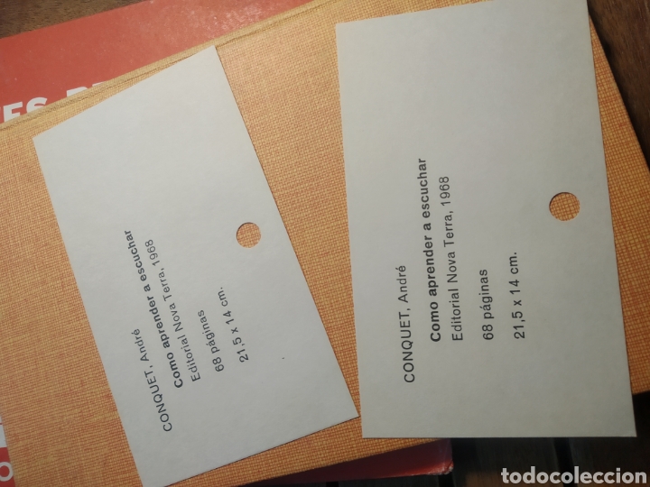 Libros de segunda mano: C&oacute;mo aprender a escuchar. Andr&eacute; conquet. Ed. Nova Terra. 1968 - Foto 4