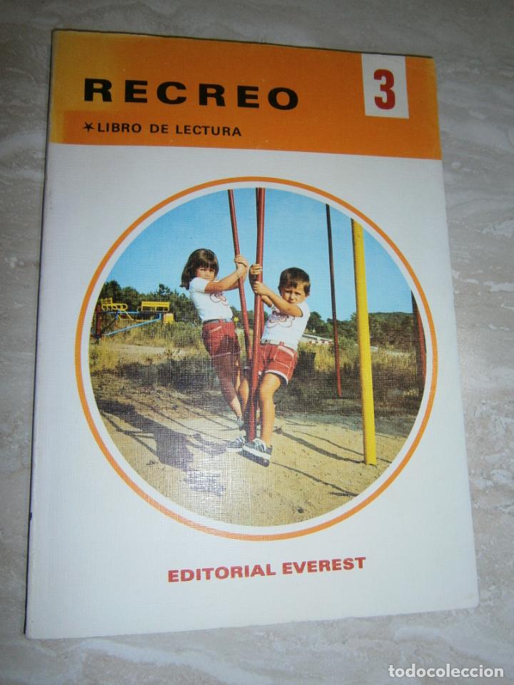 Libros de segunda mano: ANTIGUO LIBRO DE TEXTO - LIBRO DE LECTURAS - RECREO - 3&ordm; - EVEREST - L3 - Foto 1