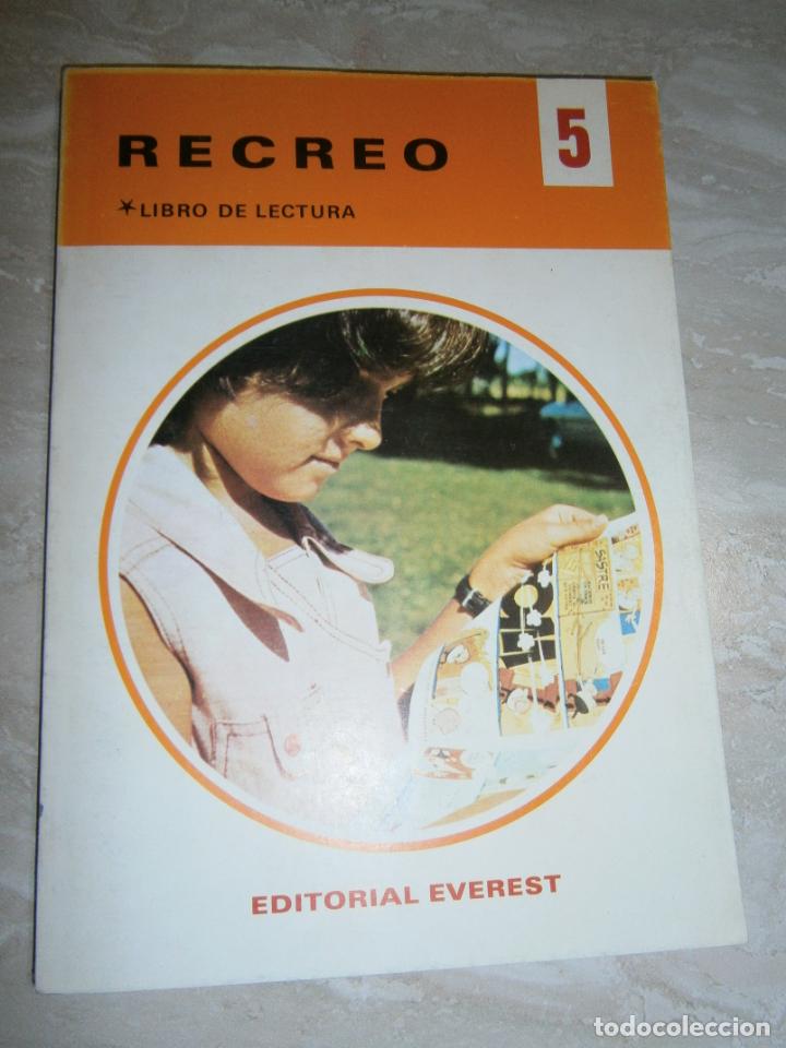 Libros de segunda mano: ANTIGUO LIBRO DE TEXTO - LIBRO DE LECTURAS - RECREO - 5&ordm; - EVEREST - LCA - Foto 1