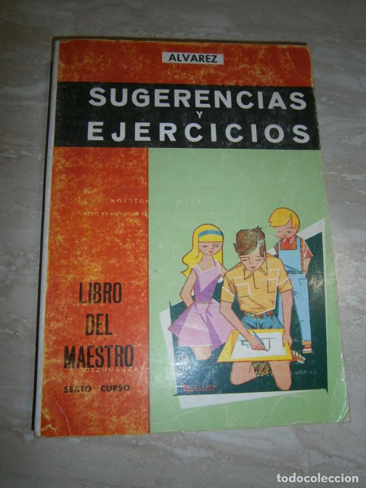 Libros de segunda mano: ANTIGUO LIBRO DE TEXTO - LIBRO DEL MAESTRO - SUGERENCIAS Y EJERCICIOS - 6&ordm; - ALVAREZ - L4 - Foto 1
