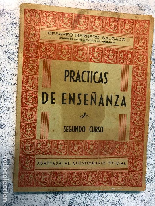 Libros de segunda mano: PR&Aacute;CTICAS DE ENSE&Ntilde;ANZA - Segundo curso - CES&Aacute;REO HERRERO SALGADO - Foto 1
