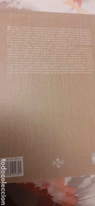 Libros de segunda mano: Derecho Sindical - Foto 2