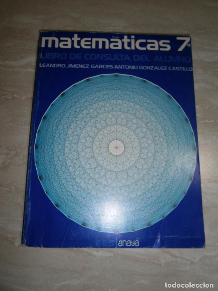 Libros de segunda mano: ANTIGUO LIBRO DE TEXTO - MATEMATICAS 7&ordm; - LC2 - Foto 1