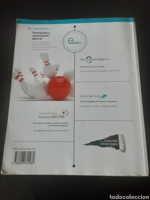 Libros de segunda mano: Formaci&oacute;n y Orientaci&oacute;n Laboral (FOL). CF TRANSVERSALES. - Foto 3