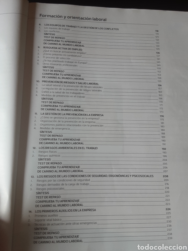 Libros de segunda mano: Formaci&oacute;n y Orientaci&oacute;n Laboral (FOL). CF TRANSVERSALES. - Foto 6