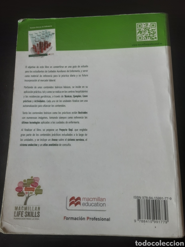 Libros de segunda mano: T&eacute;cnicas b&aacute;sicas de enfermer&iacute;a. Formaci&oacute;n profesional - Foto 3