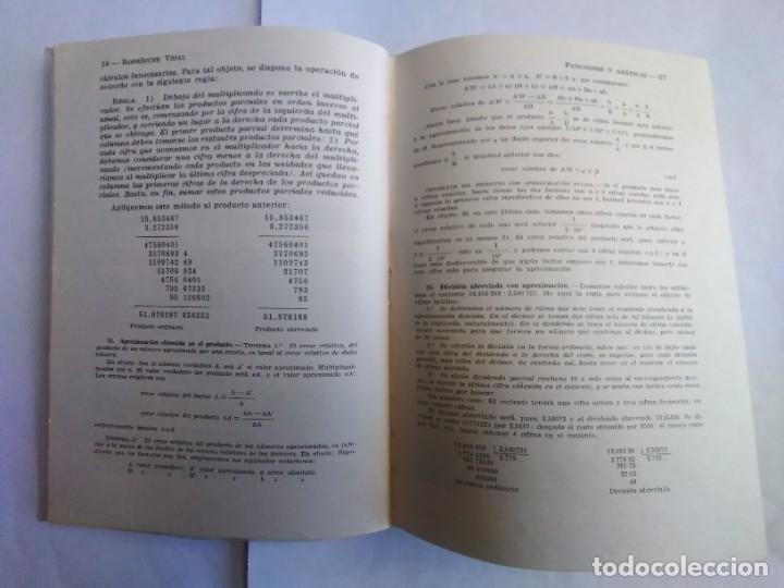 Libros de segunda mano: FUNCIONES Y GR&Aacute;FICAS 6 SEXTO CURSO DE MATEM&Aacute;TICAS EDITORIAL TEIDE 1972 - Foto 5
