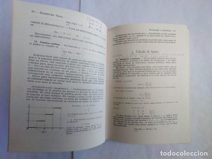 Libros de segunda mano: FUNCIONES Y GR&Aacute;FICAS 6 SEXTO CURSO DE MATEM&Aacute;TICAS EDITORIAL TEIDE 1972 - Foto 7