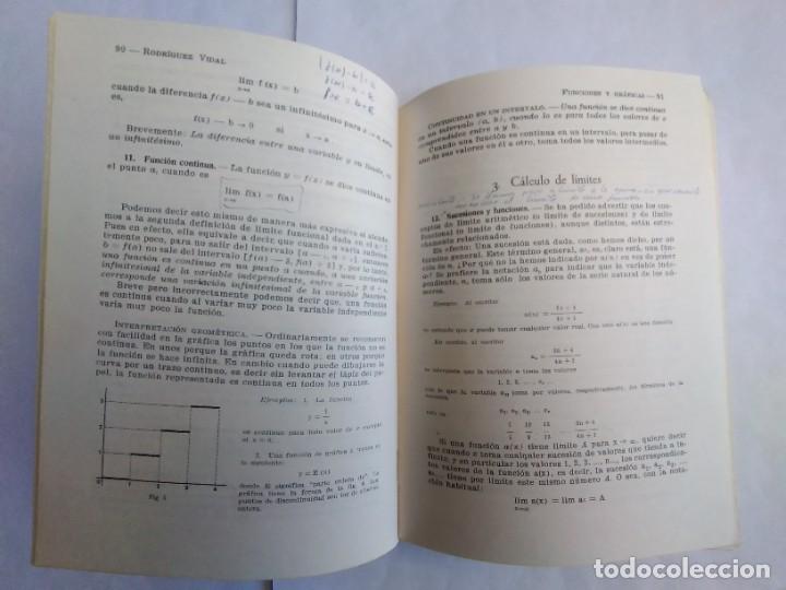 Libros de segunda mano: FUNCIONES Y GR&Aacute;FICAS 6 SEXTO CURSO DE MATEM&Aacute;TICAS EDITORIAL TEIDE 1972 - Foto 8