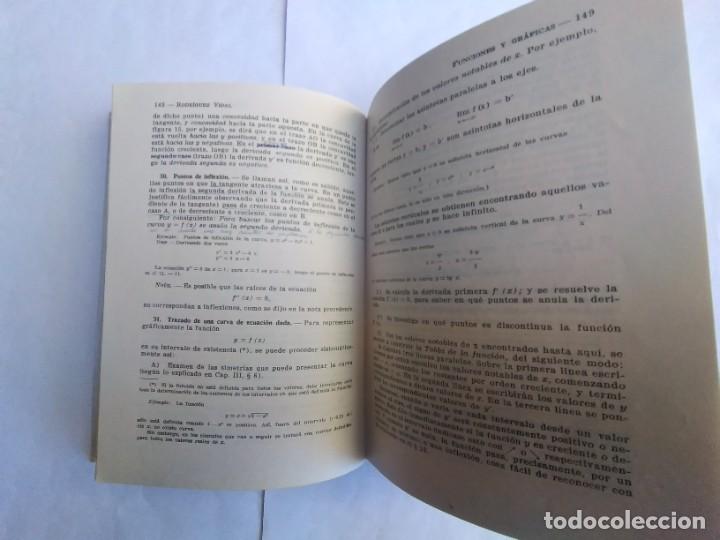 Libros de segunda mano: FUNCIONES Y GR&Aacute;FICAS 6 SEXTO CURSO DE MATEM&Aacute;TICAS EDITORIAL TEIDE 1972 - Foto 9