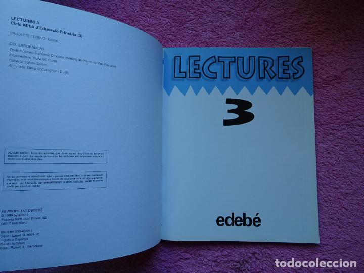 Libros de segunda mano: lectures 3 cicle mitj&agrave; deducaci&oacute; prim&agrave;ria editorial edeb&eacute; 1999 - Foto 5