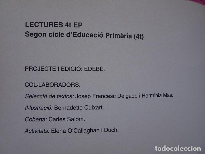 Libros de segunda mano: lectures 4 segon cicle deducaci&oacute; prim&agrave;ria editorial edeb&eacute; 2003 - Foto 3