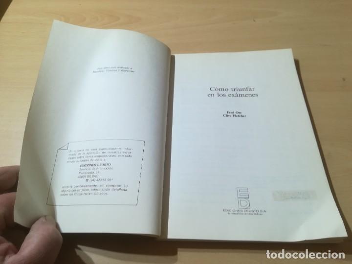 Libros de segunda mano: COMO TRIUNFAR EN LOS EXAMENES / FRED ORR / DEUSTO / AI66 - Foto 4