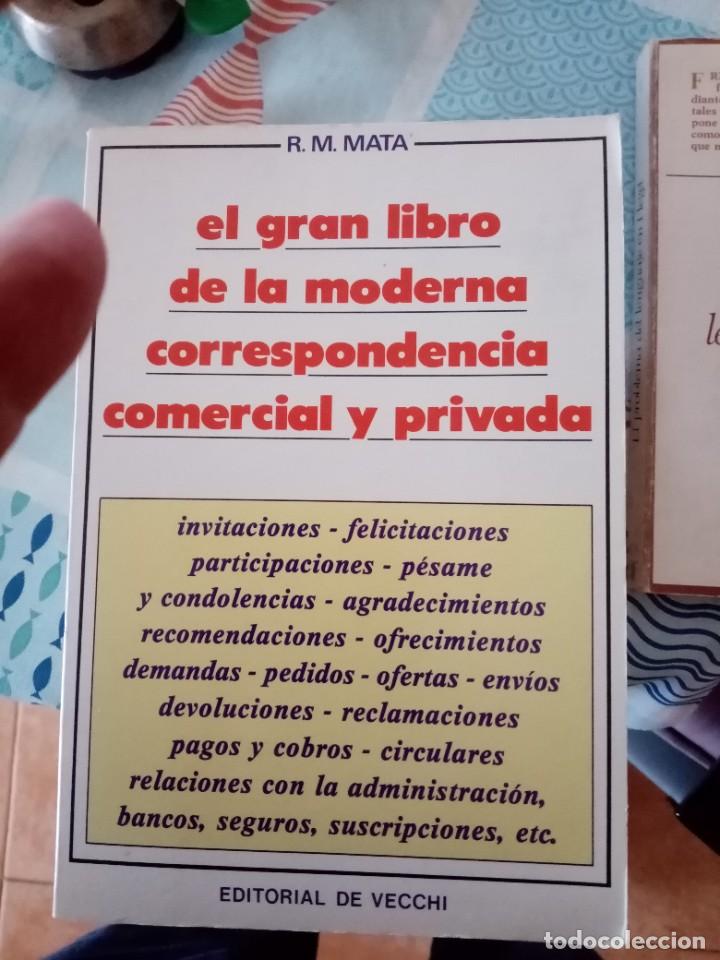 Libros de segunda mano: El gran libro de la moderna correspondencia comercial y privada de R.M. Mata Ed.de Vecchi - Foto 1
