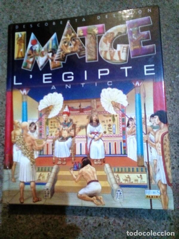 Libros de segunda mano: Libro descoberta del mon, imatge legipte antic + puzzle - Foto 1