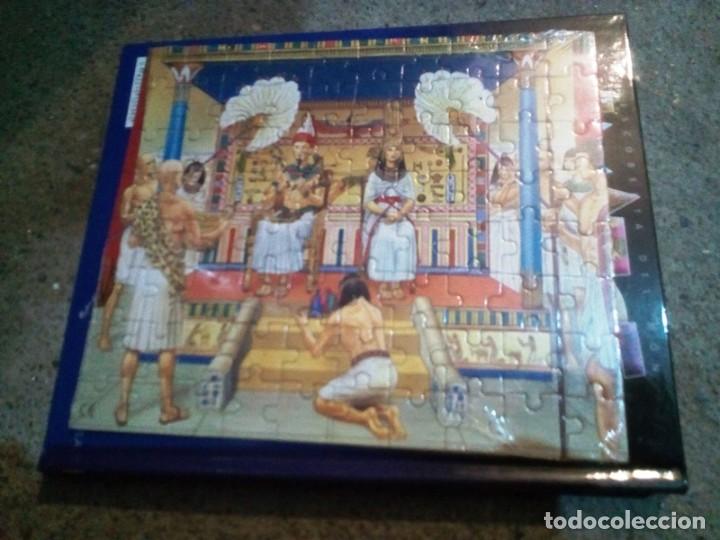 Libros de segunda mano: Libro descoberta del mon, imatge legipte antic + puzzle - Foto 2