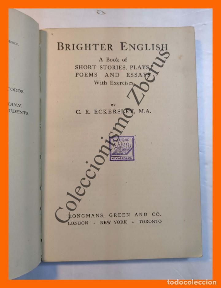 Libros de segunda mano: Brighter English - C.E. Eckersley - Foto 2