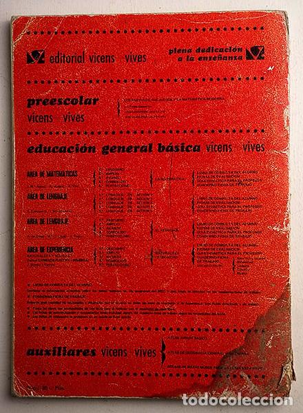 Libros de segunda mano: Lenguaje en acci&oacute;n 5&ordm; de EGB. Ed. Vicens Vives - Foto 2