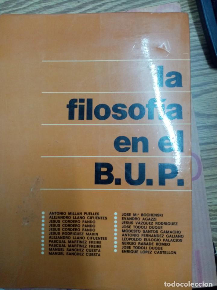 Libros de segunda mano: La filosof&iacute;a en el BUP VVAA - Foto 1