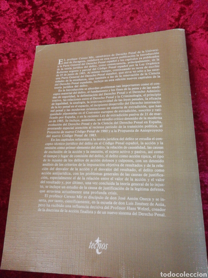 Libros de segunda mano: Curso de derecho penal espa&ntilde;ol - Foto 4