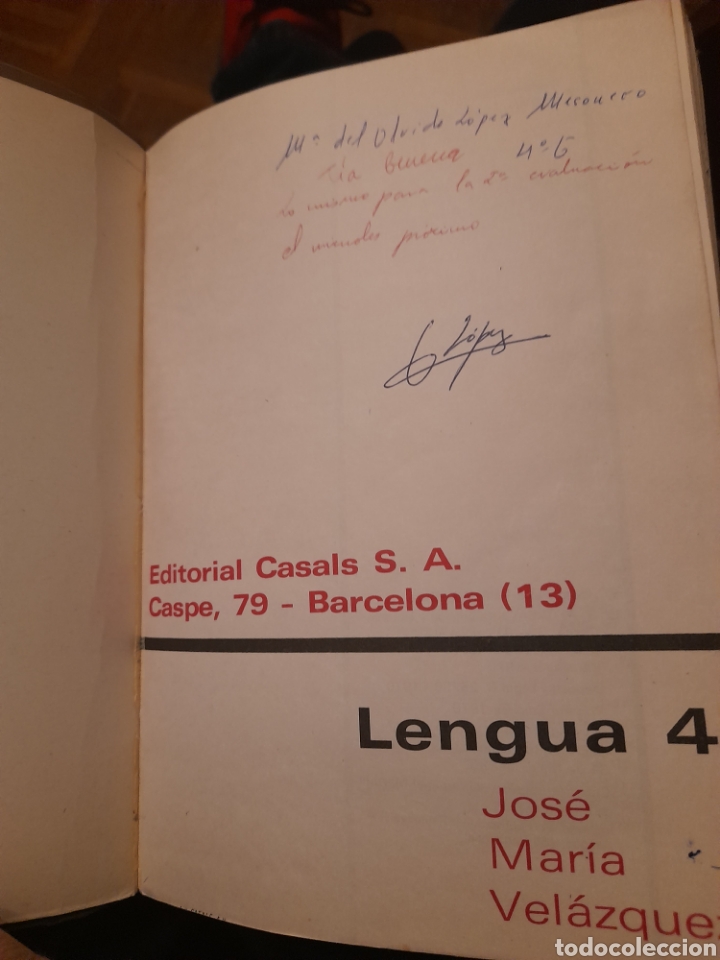 Libros de segunda mano: Lengua 4 de 1970 ,Editorial Casals - Foto 3