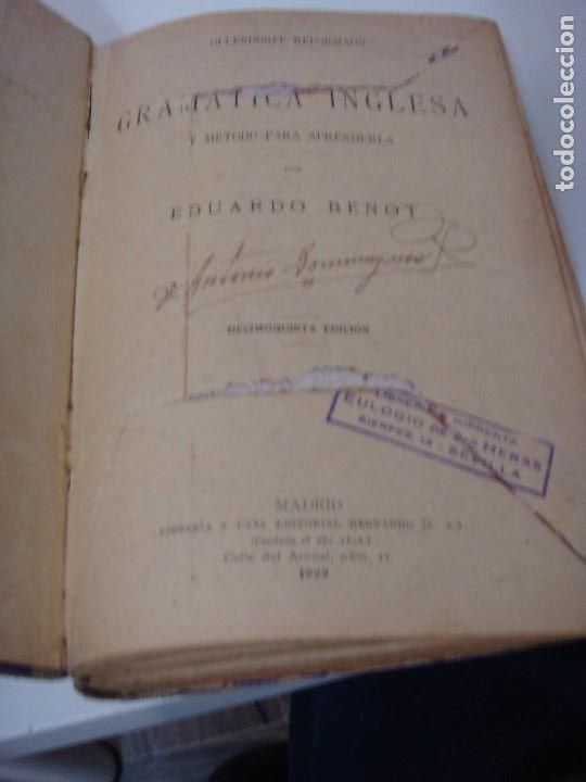 Libros de segunda mano: GRAM&Aacute;TICA INGLESA - Foto 1