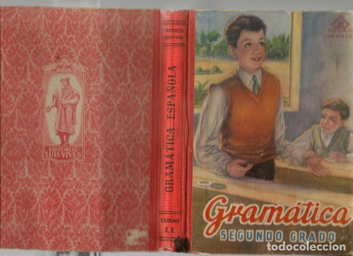 Libros de segunda mano: GRAM&Aacute;TICA. SEGUNDO GRADO. EDITORIAL LUIS VIVES, 1948.(Z/3) - Foto 2