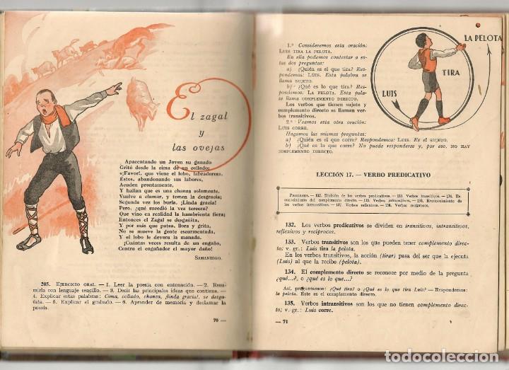 Libros de segunda mano: GRAM&Aacute;TICA. SEGUNDO GRADO. EDITORIAL LUIS VIVES, 1948.(Z/3) - Foto 3