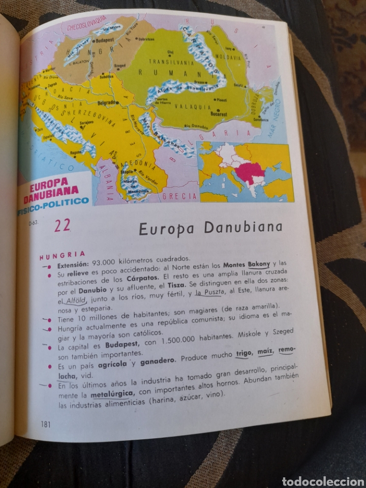 Libros de segunda mano: Geograf&iacute;a universal 2 de SM de 1966 - Foto 8