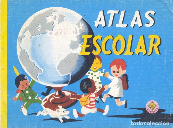 Libros de segunda mano: ATLAS ESCOLAR. Editorial Luis Vives, 1985 - Foto 1