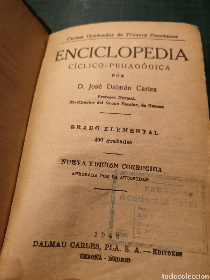 Libros de segunda mano: Enciclopedia grada elemental Dalmau - Foto 4